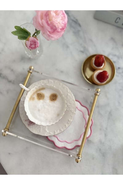 ÇiçekEv Rose 2’li Kokteyl Peçetesi