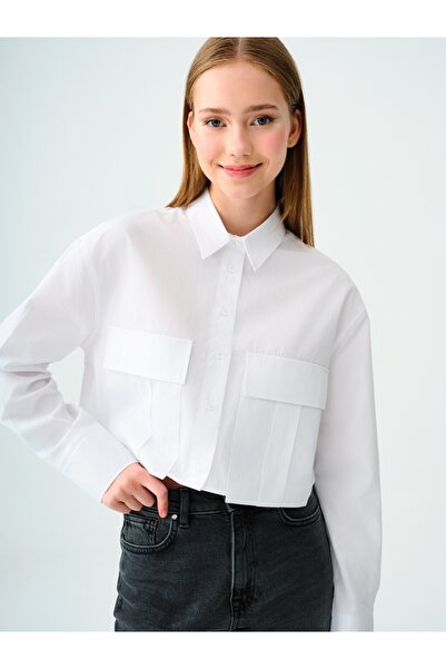 Loft Loose Crop Kadın Gömlek U.kol