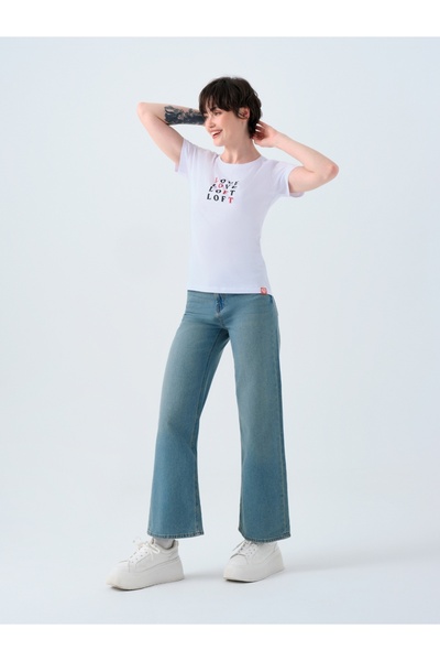 Loft Women's Regular Fit T-Shirt - Sleeves