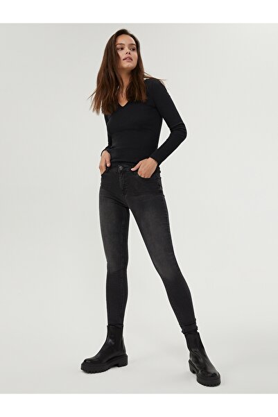 Loft Nicole Nola Antra Wash Kadın Kot Pantolon Lf2028359