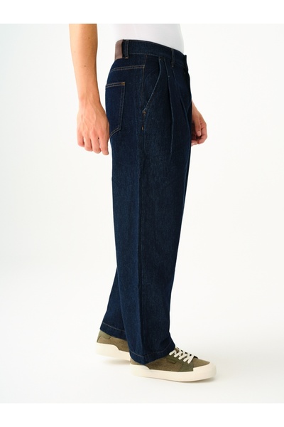 Loft Pleated Jean Balloon Fit Men's Trousers