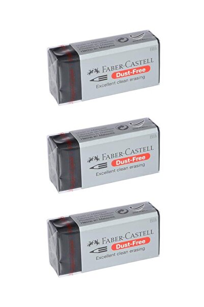 Faber Castell Dust Free Silgi Siyah 3 Adet 187171