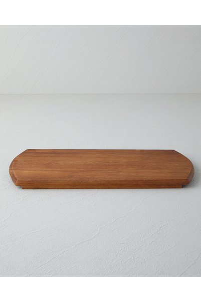 English Home Brown Rustic Iroco Presentation Board - 36.5X17.5 cm