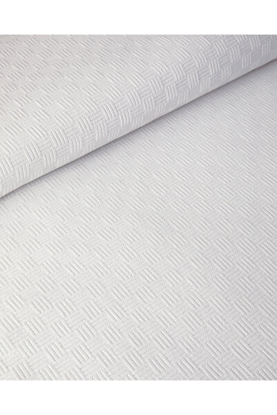 English Home White Single Plain Cotton Pique