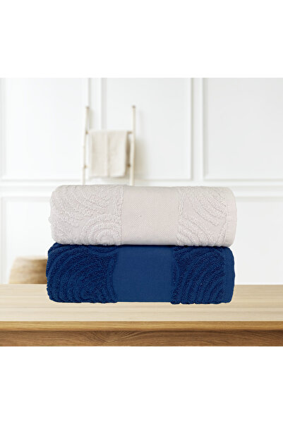 Lucy and Home Набір з 2 жакардових рушників із 100% бавовни - 50x100 см