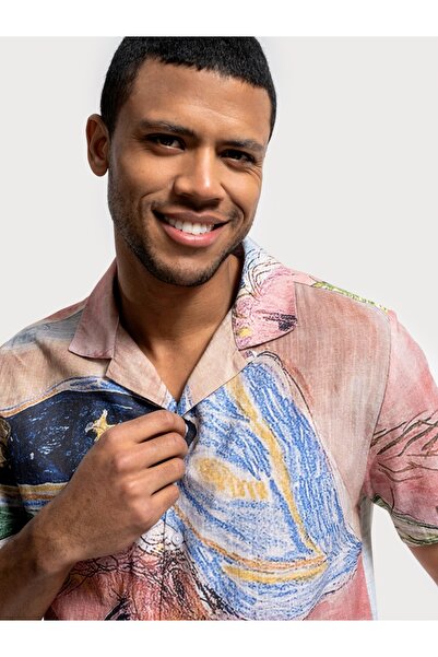 Loft Comfortable Cut Men's Shirt - Sleeves