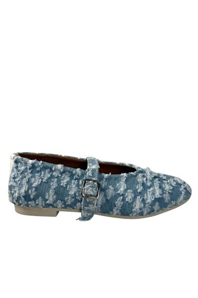 AREGA Mavi Kot KumaşTokalı Babet