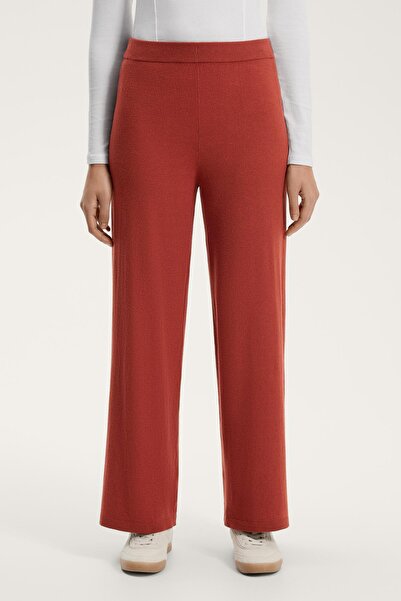 Oysho Straight-leg knit trousers