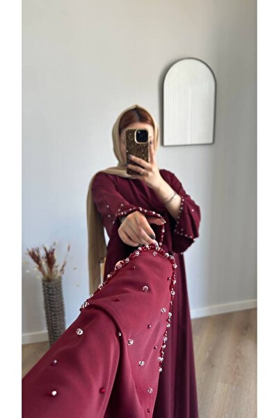 Abaya-AB Kahverengi ferace