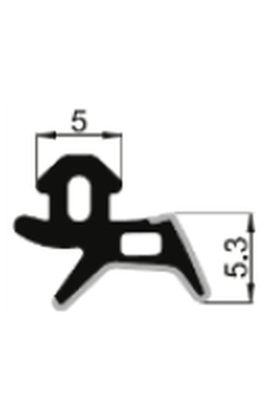 SEÇİL Pak 05 Gri Orijinal Pvc Pimapen Pencere Ve Kapı Contası Fitili 1 Kutu (...