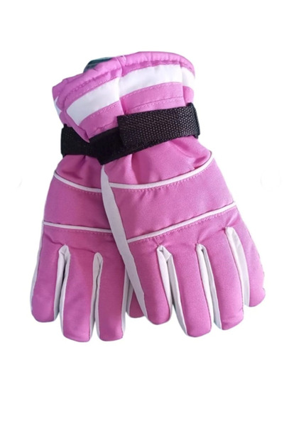 Kezban Tekstil İşnar Snow and Ski Gloves Cold, Waterproof Resistant Children