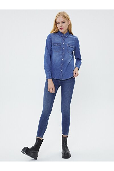 Loft Lf2025957 Kadın Nıcole Mersa Lıght Wash W Denim Pantolon 20k