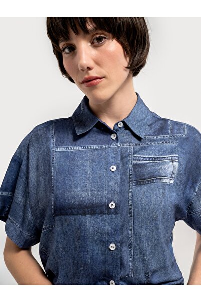 Loft Γυναικείο πουκάμισο Regular Fit - Μανίκια