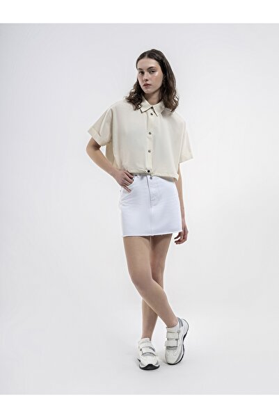 Loft Long Crop Kadın Gömlek K.kol