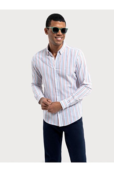 Loft Erkek Beyaz Gömlek - Lf2035175
