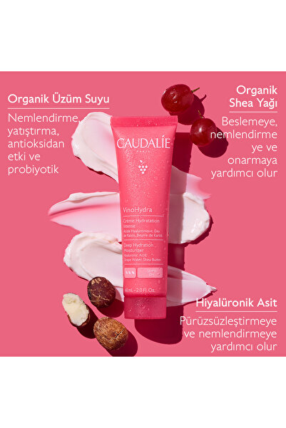 Caudalie VinoHydra Yoğun Nemlendirici Bakım Kremi 60 ml