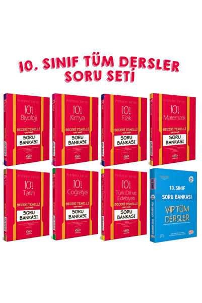 Editör Yayınevi 10. Sınıf Soru Bankası Seti