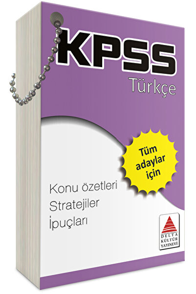 Delta Kültür Yayınevi Delta Kpss Türkçe Kartı