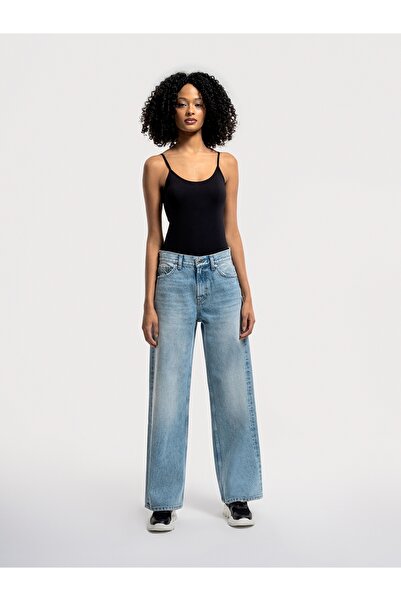 Loft Wide Leg Regular Fit Kadın Pantolon