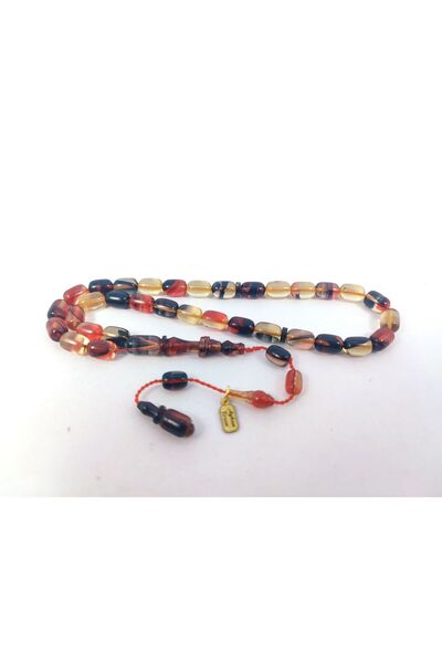 İskeçe Tesbih Ayhan Turan Usta Eseri Halkalı İmame 0.6 Delim Tam El Boy Fumig...