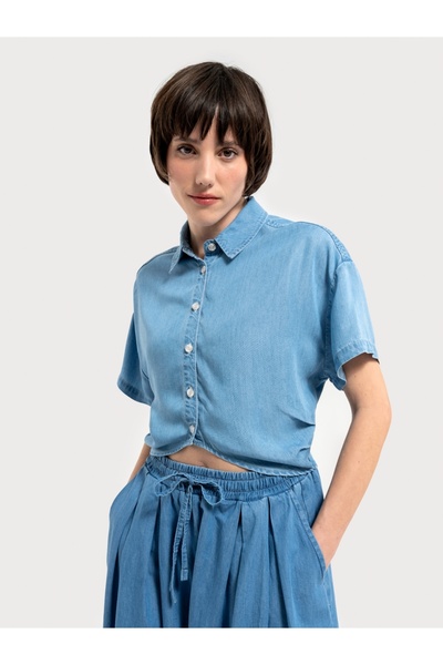 Loft Regular Fit Kadın Gömlek K.kol