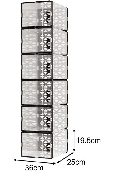 fulina 2PCS Shoe Organiser,Ventilated Design,Stackable,Shoe Storage for Bedroom,Living Room,Study Office