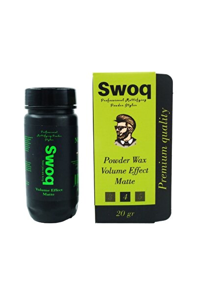 SWOQ SAÇ ŞEKİLLENDİRİCİ PUDRA WAX NO: 1 20 GR