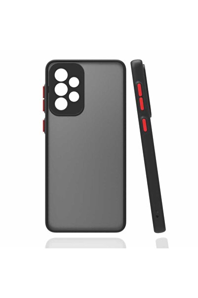 Fibaks Samsung Galaxy A53 5g Compatible Case with Camera Protection Transparent Cover with Colorful Keys