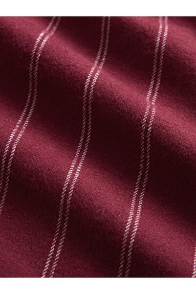 GAP Kadın Bordo Softest Flannel Pijama Altı