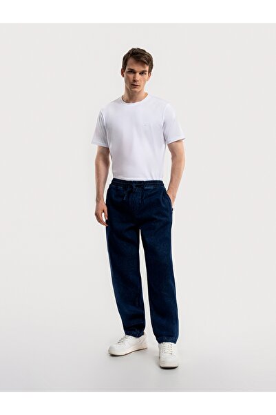 Loft Slouchy Elastic Waist Fit Erkek Pantolon