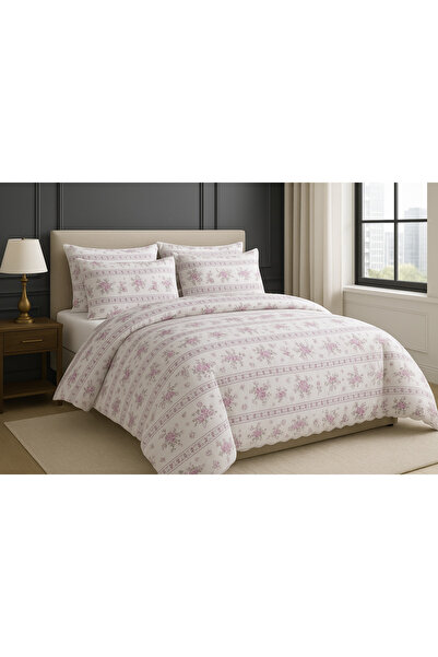 SENLİFE Бавовняний односпальний комплект постільної білизни Belysima - на резинці