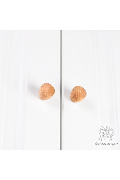 KOÇSAN Eylül Ahşap Kulp Lüks Country Mutfak Mobilya Dolap Çekmece Kulbu