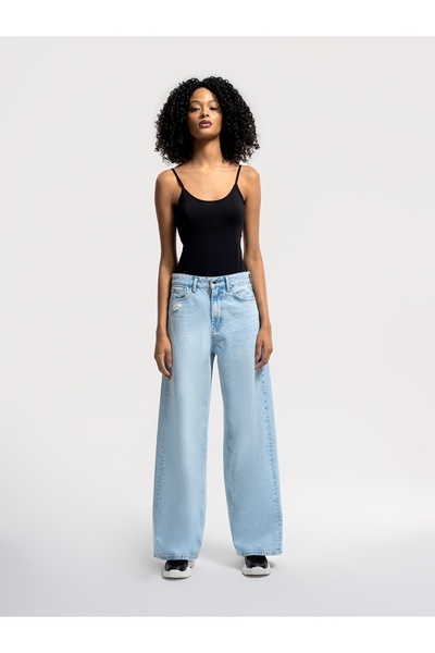 Loft Wide Leg Regular Fit Kadın Pantolon