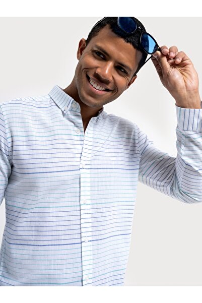 Loft Cămașă pentru bărbați cu mânecă obișnuită