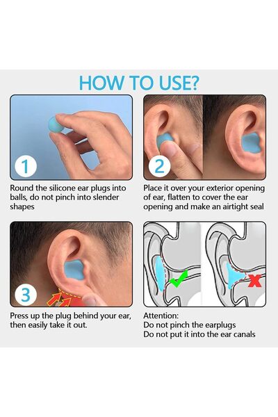 fulina 24 Pcs Sleeping Silicone Ear Plugs,Soft Reusable,Noise,with Carrying Boxes for Sleeping,Traveling