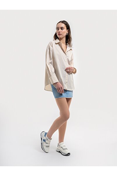 Loft Relax Fit Kadın Gömlek U.kol
