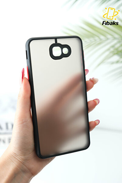 Fibaks Samsung Galaxy J4 Plus Kılıf Mat Parmak İzi Yapmaz Kamera Korumalı Renkli Tuşlu Sert Silikon Kapak
