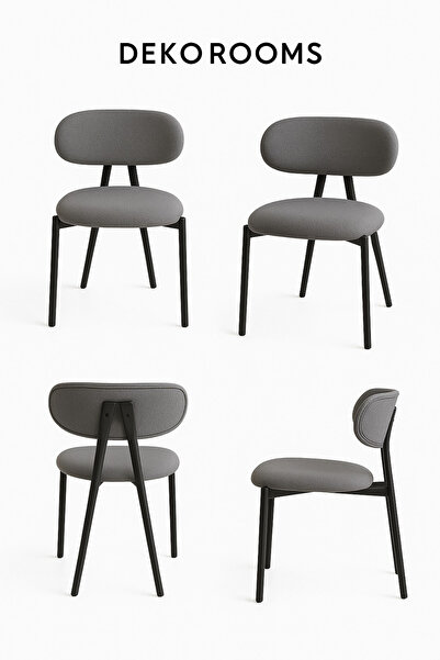 Dekoroom's Dekorooms,X Badem,4 Adet, Sandalye