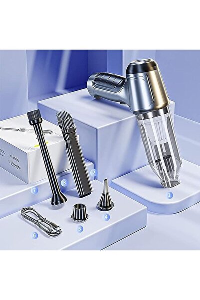 fulina Cordless Portable Car Vacuum Cleaner,Handheld Small Blow-Suction Air Dust Collector,USB Rechargeable