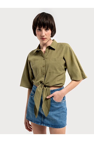 Loft Regular Fit Kadın Gömlek K.kol