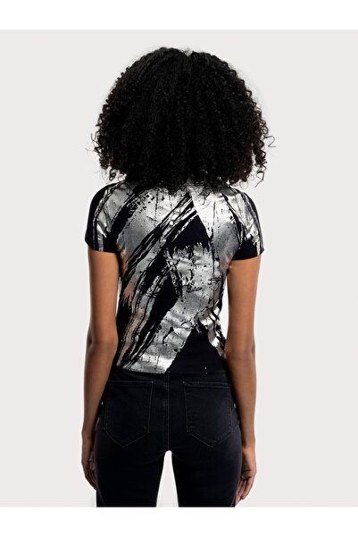 Loft Women's Slim Fit T-Shirt - Sleeves