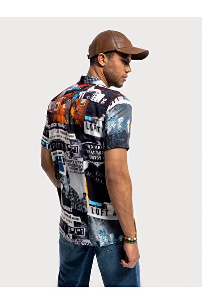 Loft Comfortable Cut Men's Shirt - Sleeves