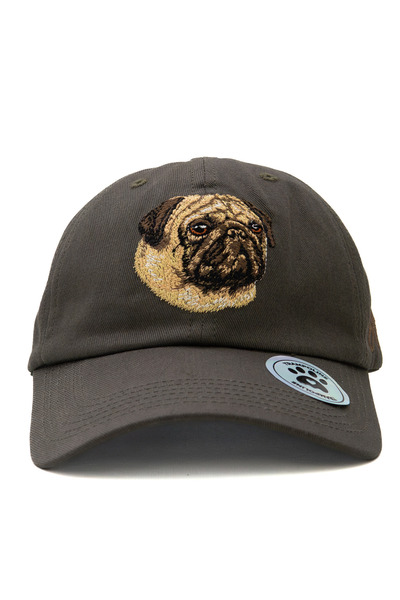 Trampoline Pug Dog Nakışlı Şapka - Hayvan Figürlü Şapka