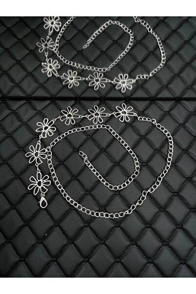 Descoin Silver/Chain Insert Women's Belt,Coat Belt,Pantalon Belt,Shirt Belt