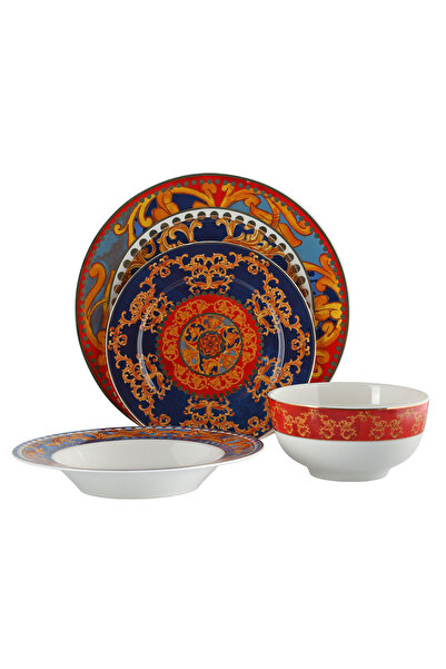 Lucky Art Clarıssa Bone 24 Parça Yemek Takımı