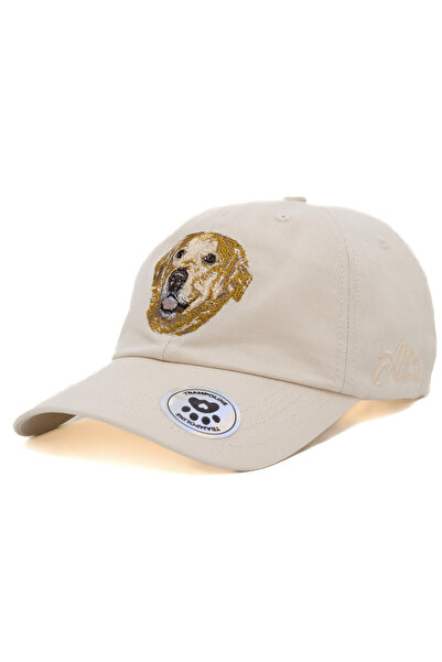 Trampoline Golden Retriever Embroidered Hat - Animal Figured Hat