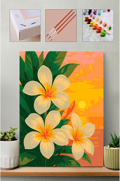 Carmen Sayılarla Boyama Seti - Tropik Akşam