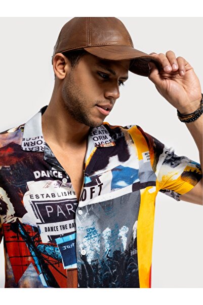 Loft Comfortable Cut Men's Shirt - Sleeves