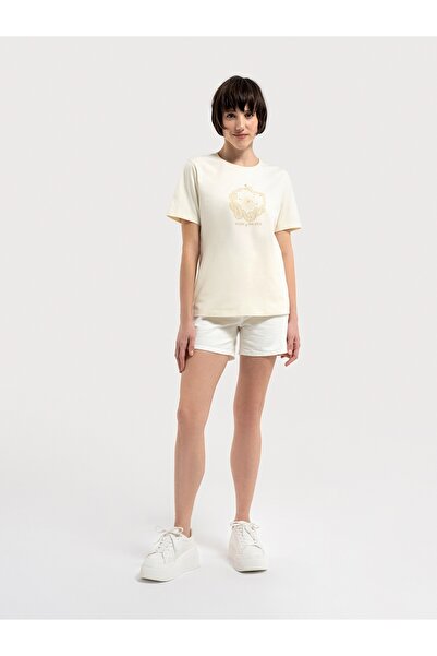 Loft Women's Regular Fit T-Shirt - Sleeves