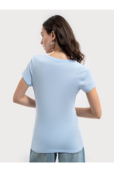 Loft Γυναικείο μπλουζάκι Regular Fit με μανίκια